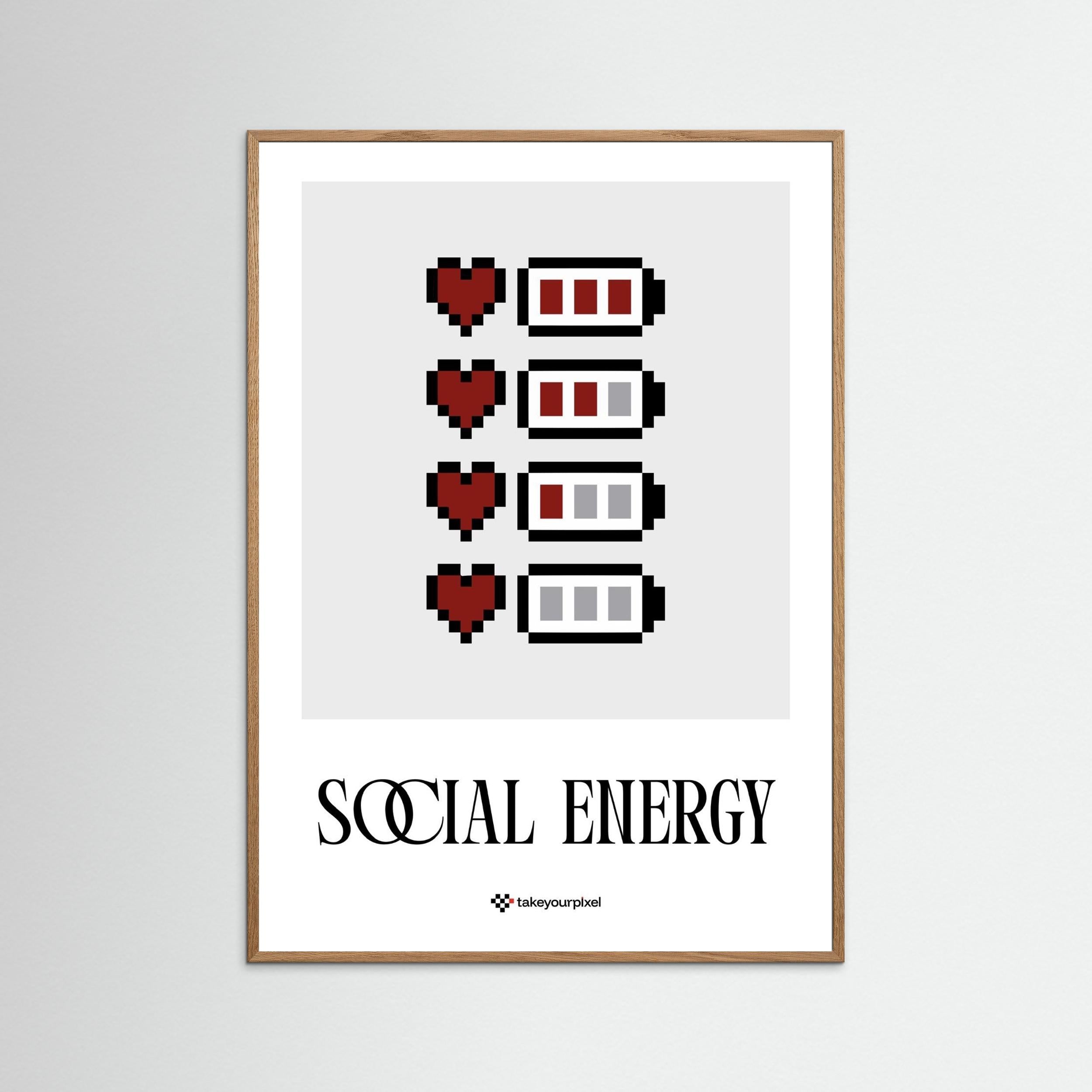 Pixel Heart - Social Energy