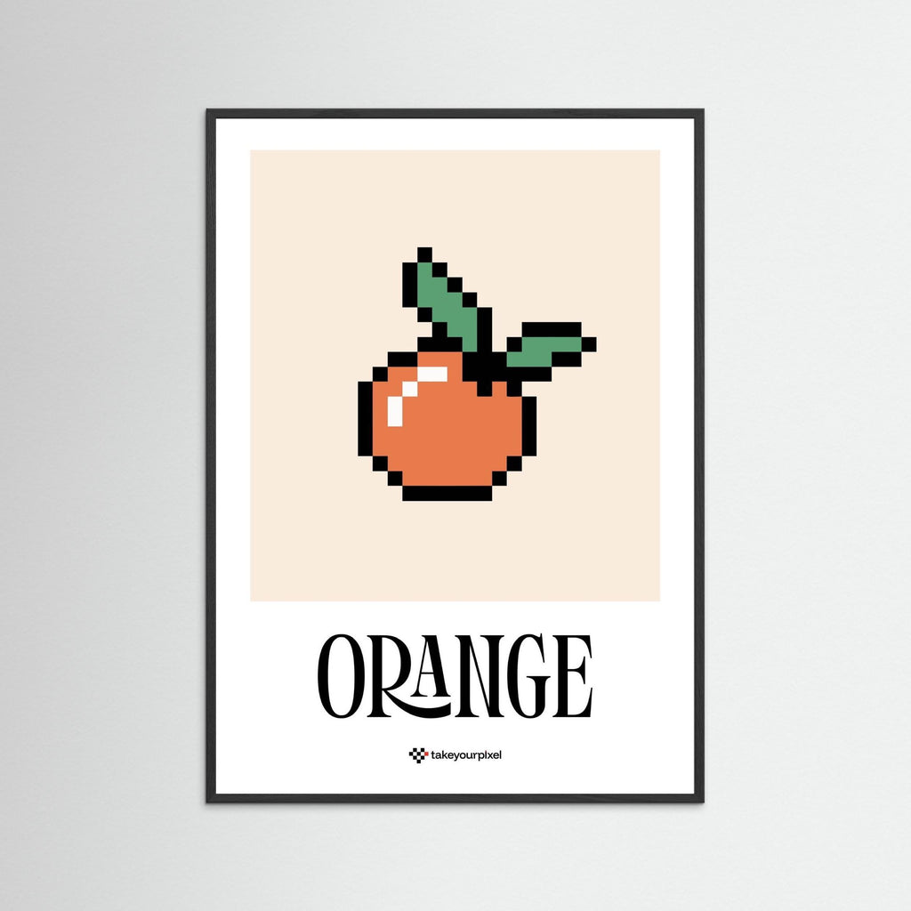 Pixel Fruit - Orange