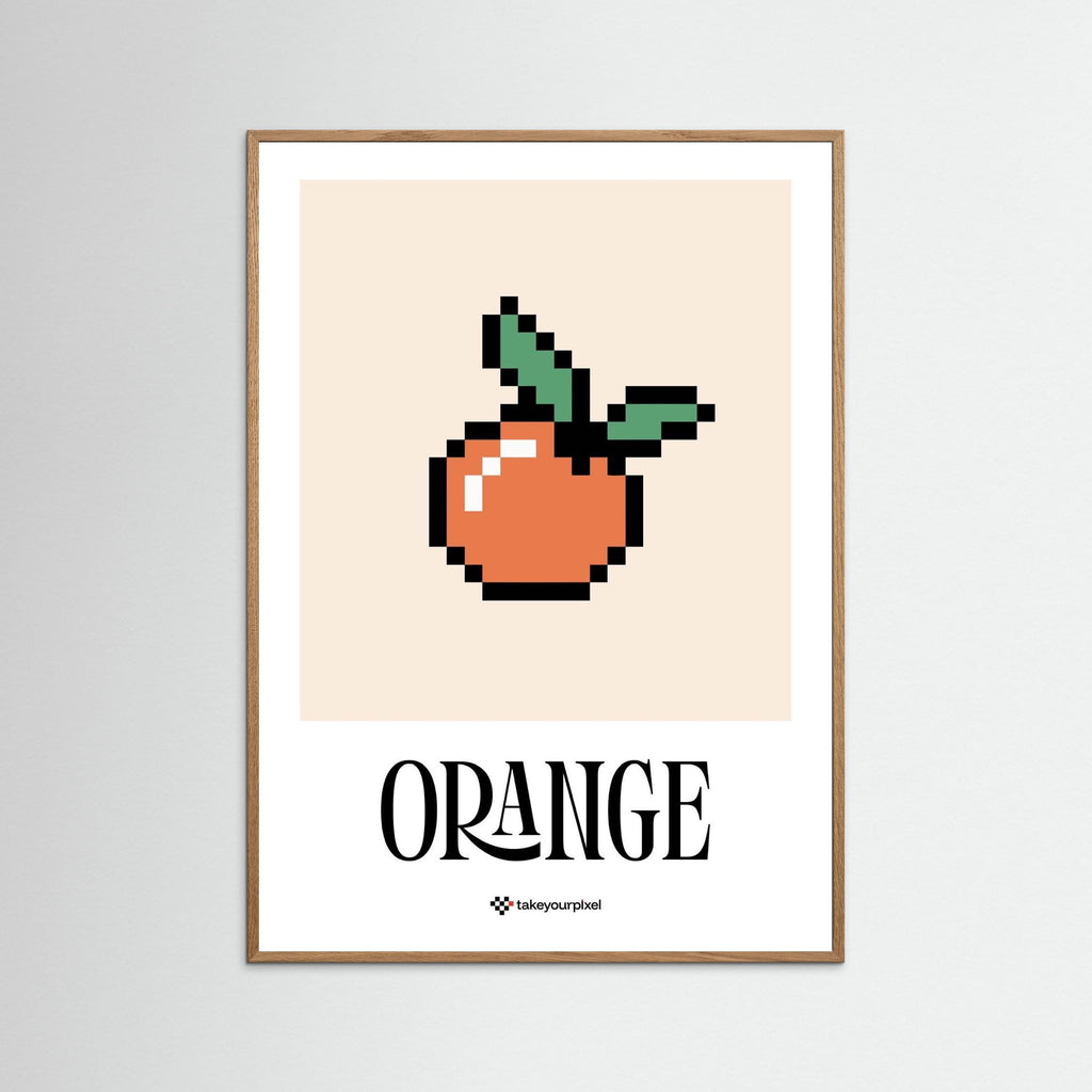 Pixel Fruit - Orange