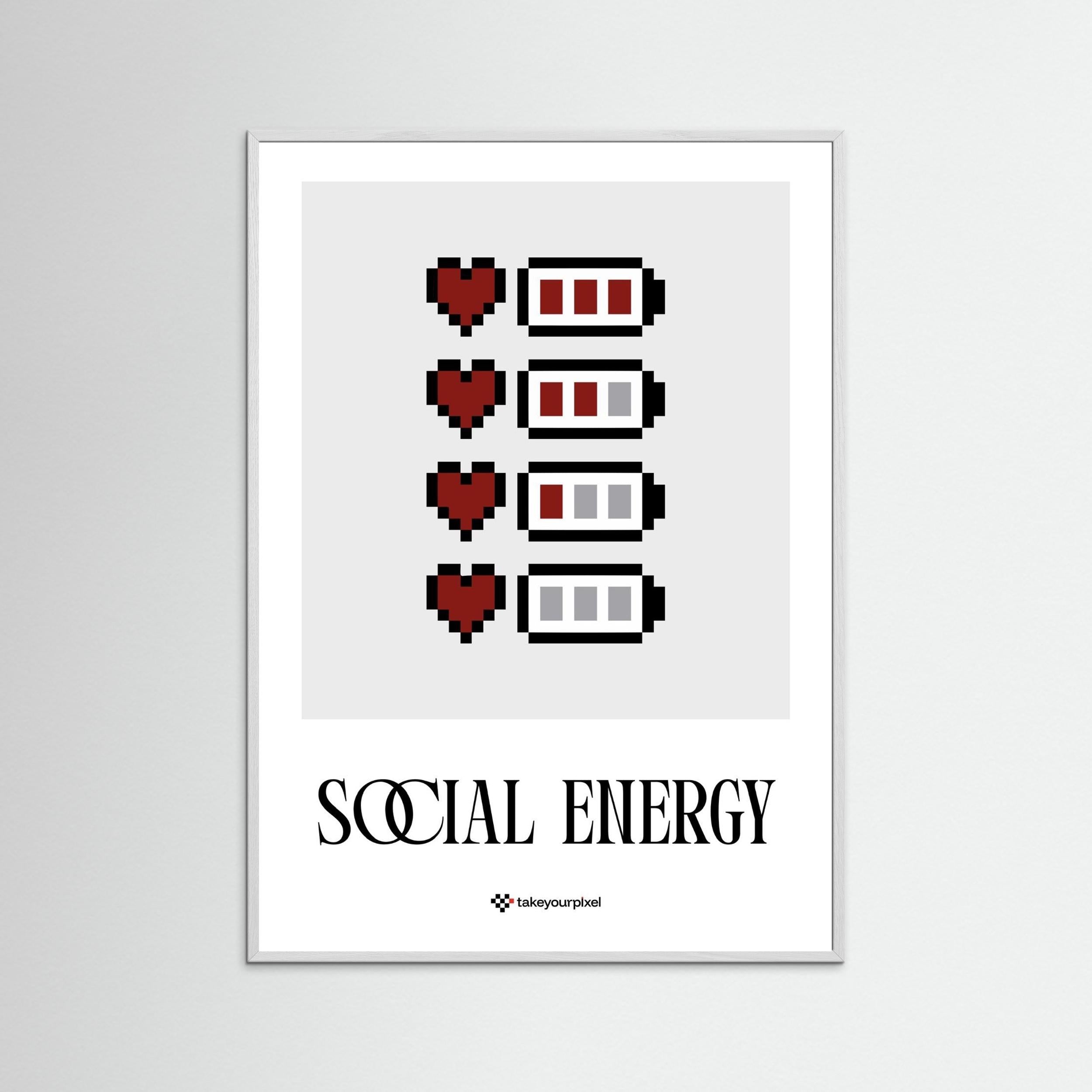 Pixel Heart - Social Energy