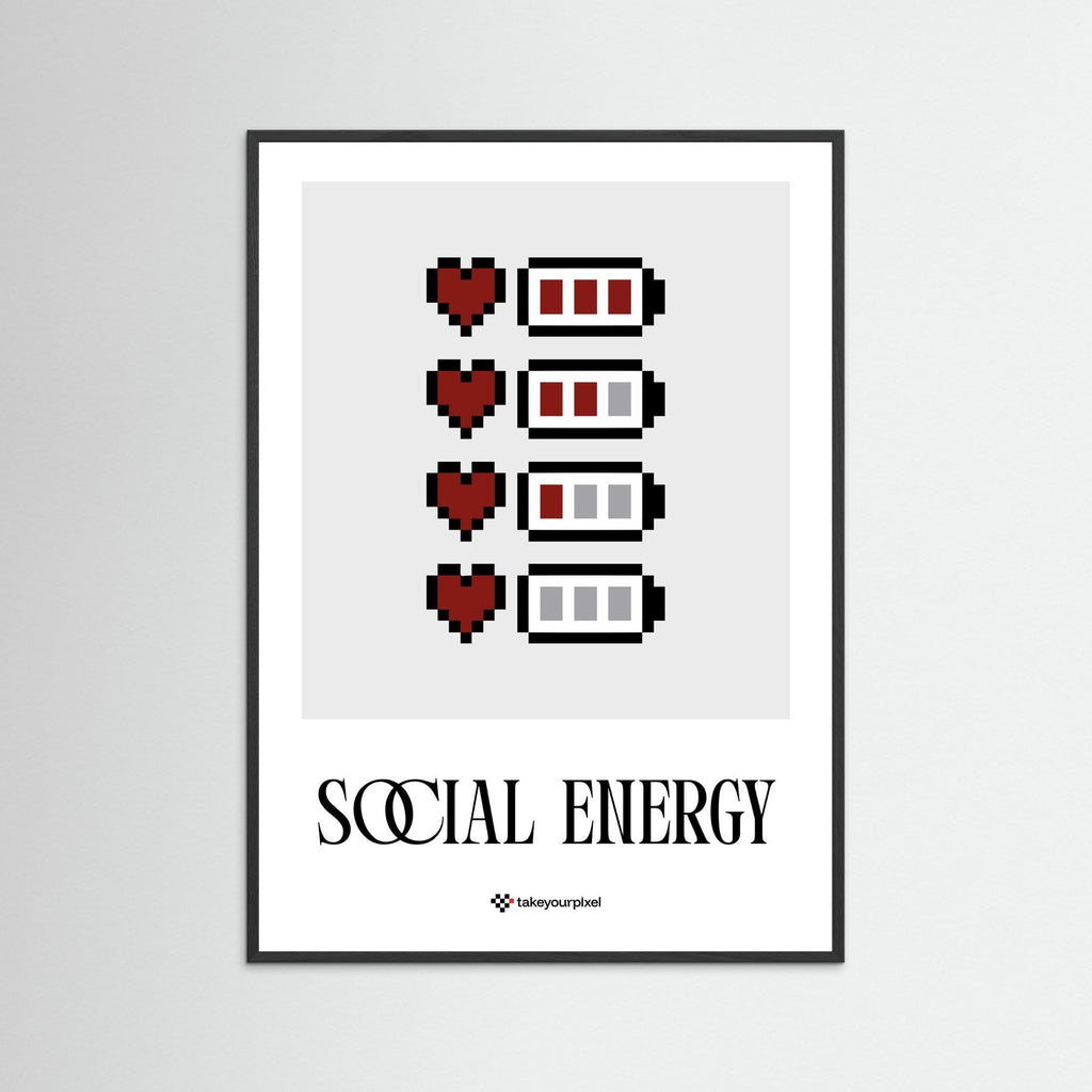 Pixel Heart - Social Energy